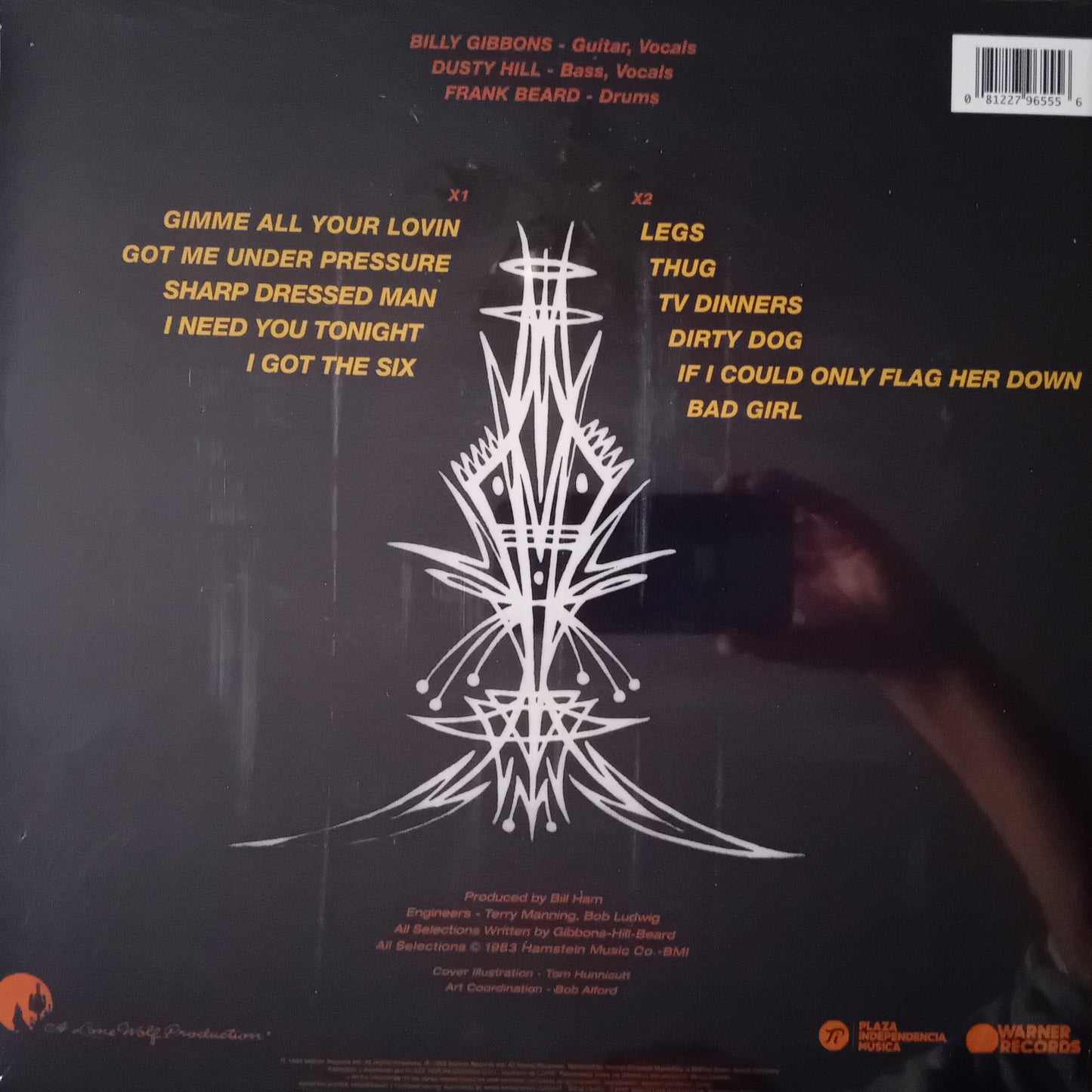 ZZ Top – Eliminator (Warner 2013) 12" vinyl LP New