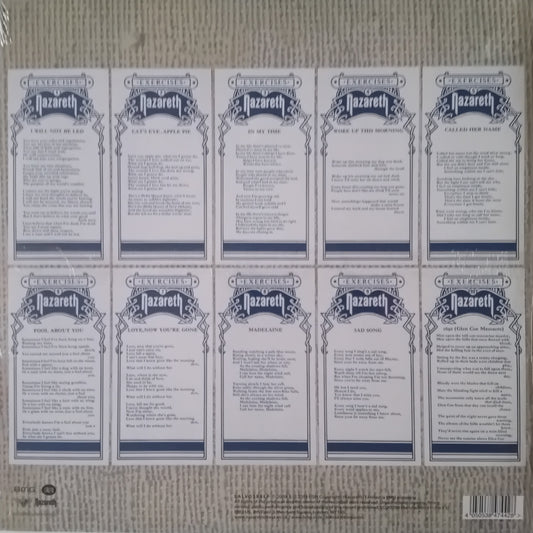 Nazareth – Exercises (Salvo 2019) 12" blue vinyl LP New
