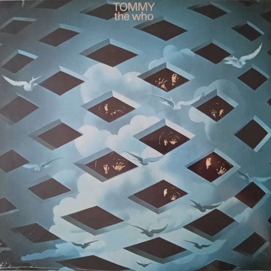 Album cover for 'Tommy' by The Who with geometric design and text.