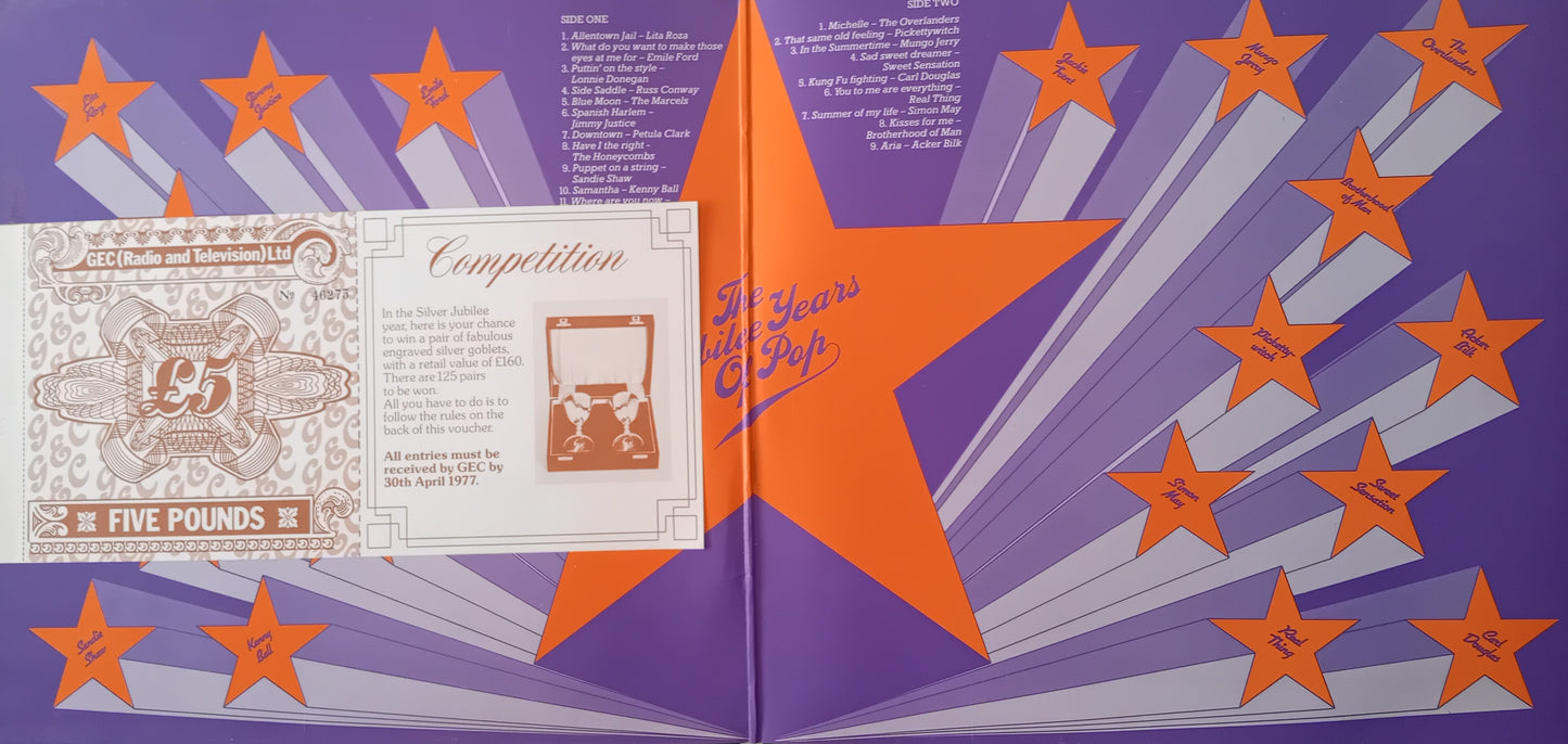 Various – GEC Presents: The Jubilee Years Of Pop (GEC 1977) 12" vinyl LP VG/VG
