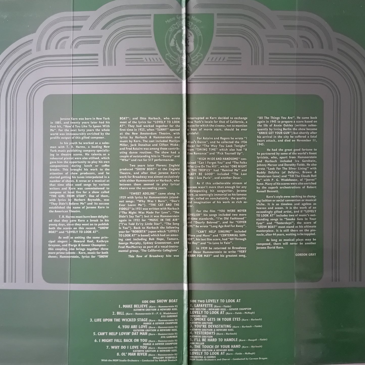 Various ‎– Show Boat / Lovely To Look At (MGM 1974) 12" vinyl LP VG/VG