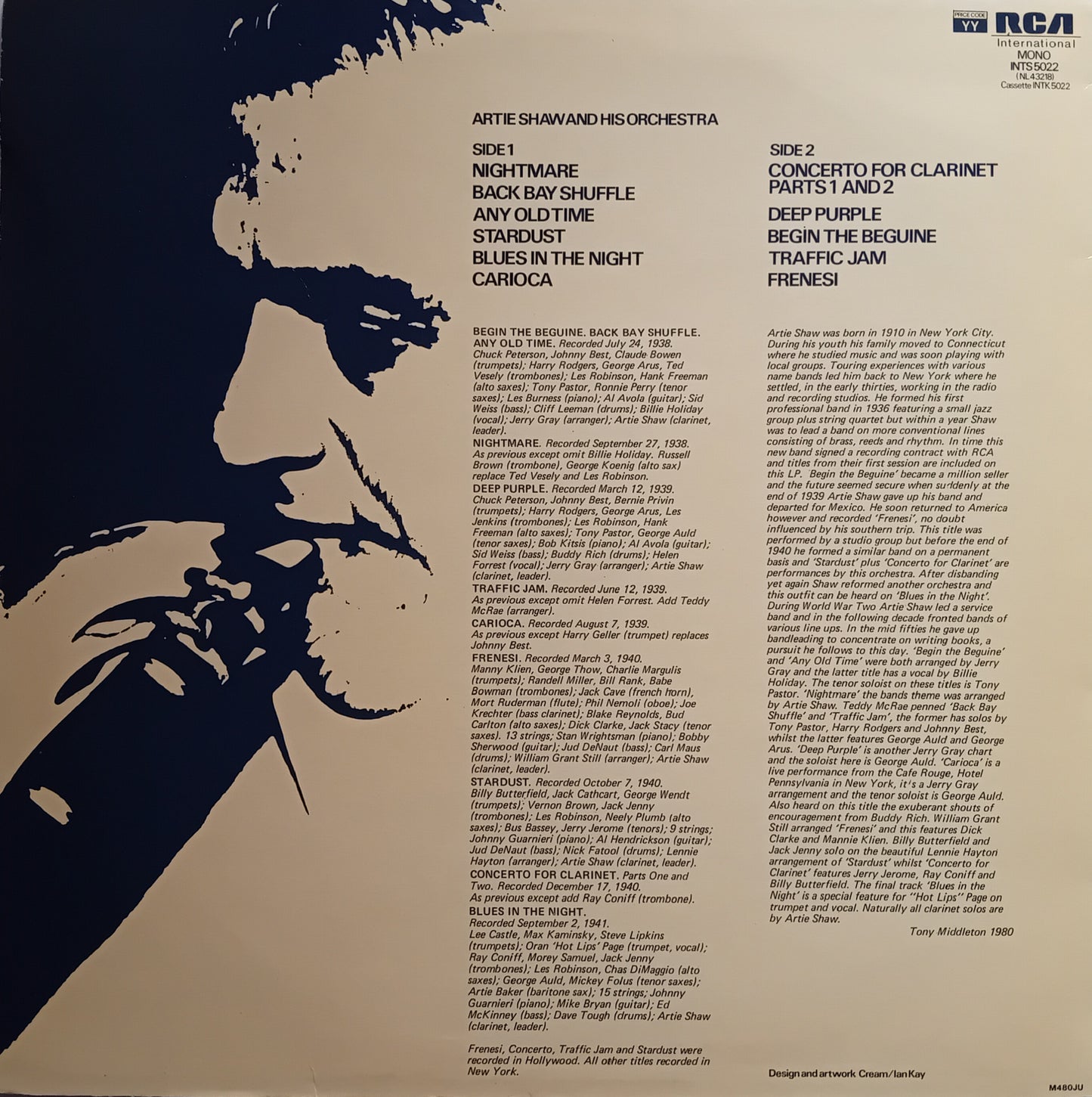 Album cover with silhouette of a man and text on a dark background
