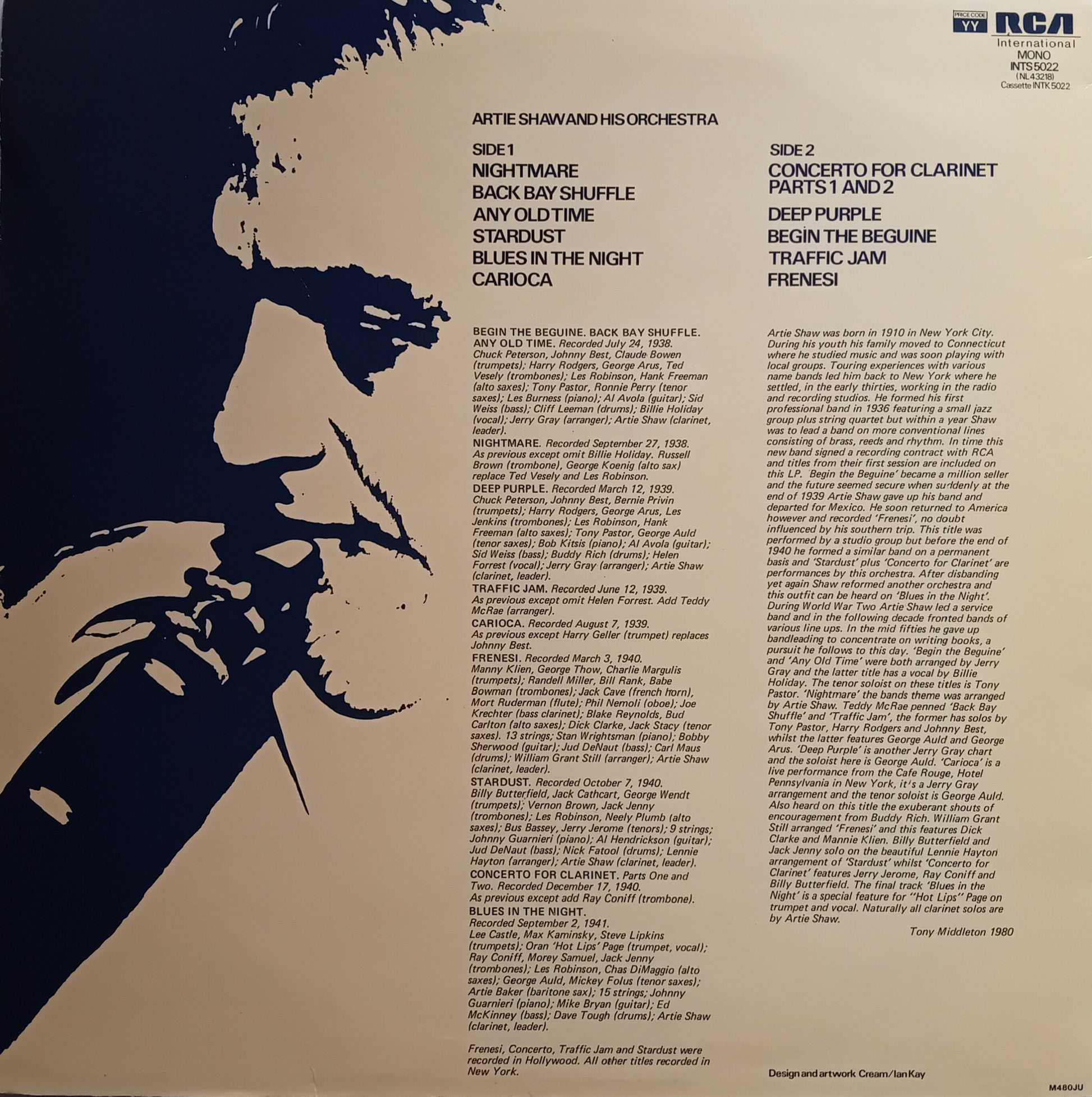 Album cover with silhouette of a man and text on a dark background