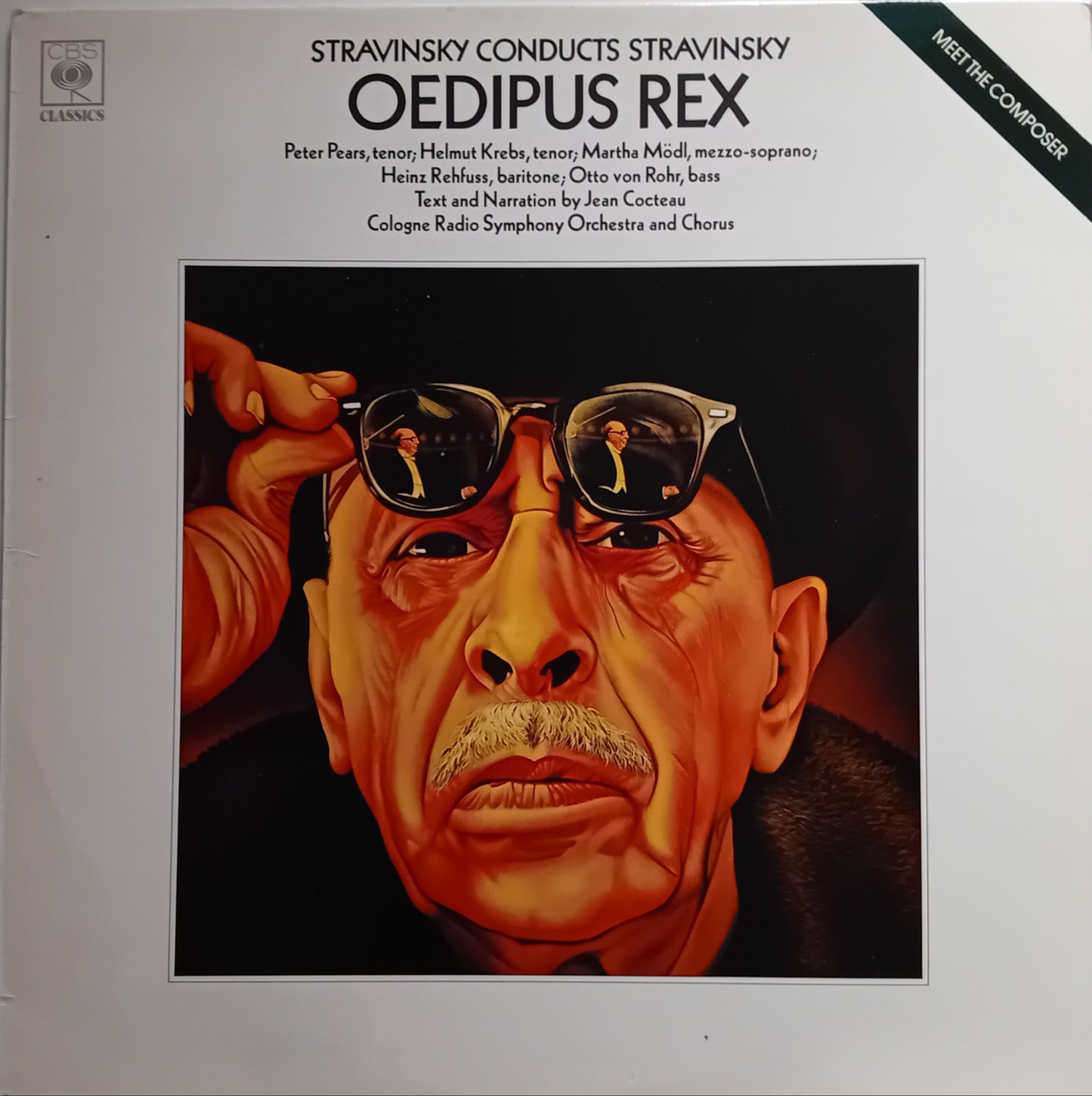 Stravinsky - Conducts Stravinsky - Oedipus Rex (CBS 1976) 12" vinyl LP VG/VG
