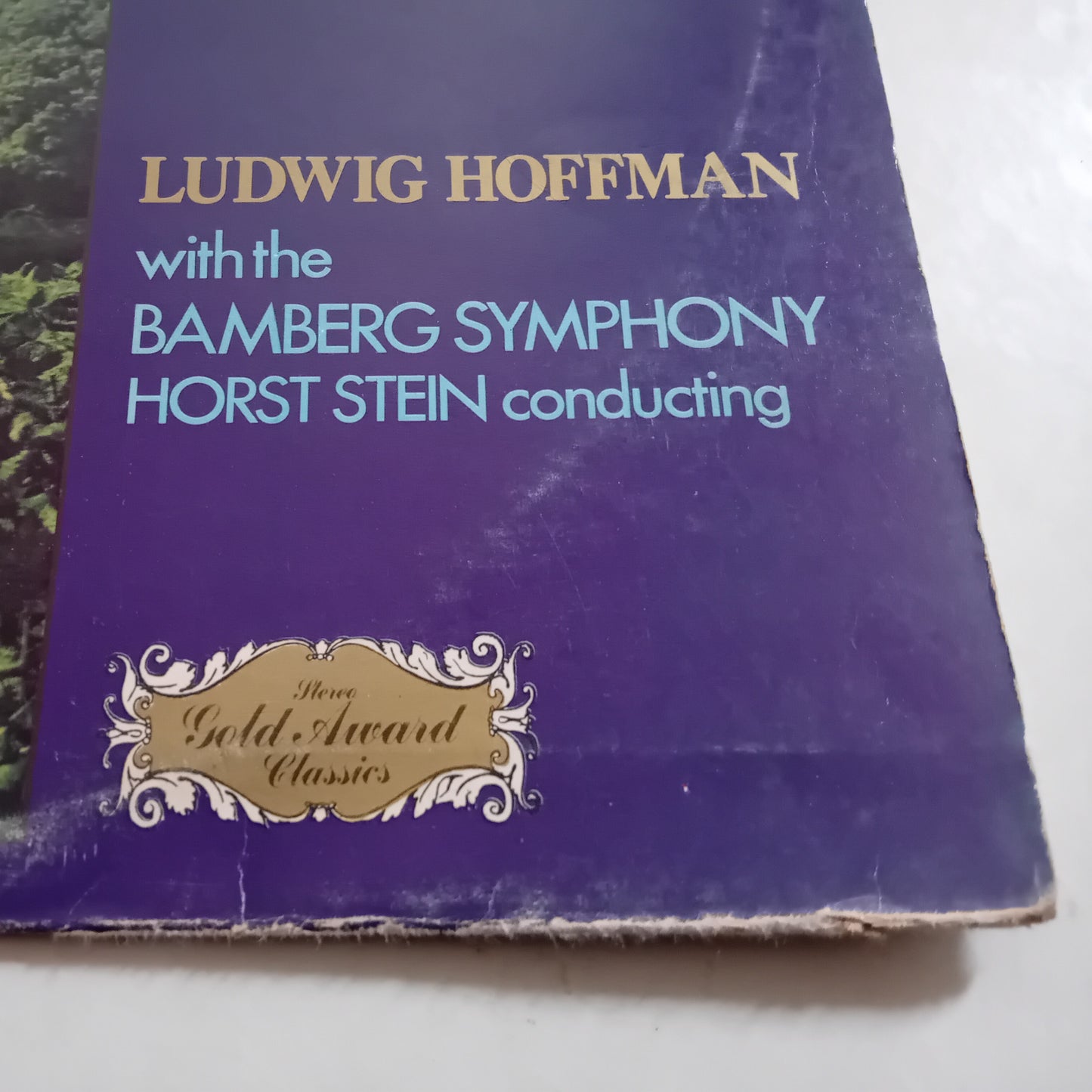Album cover with text about Ludwig Hoffman and the Bamberg Symphony