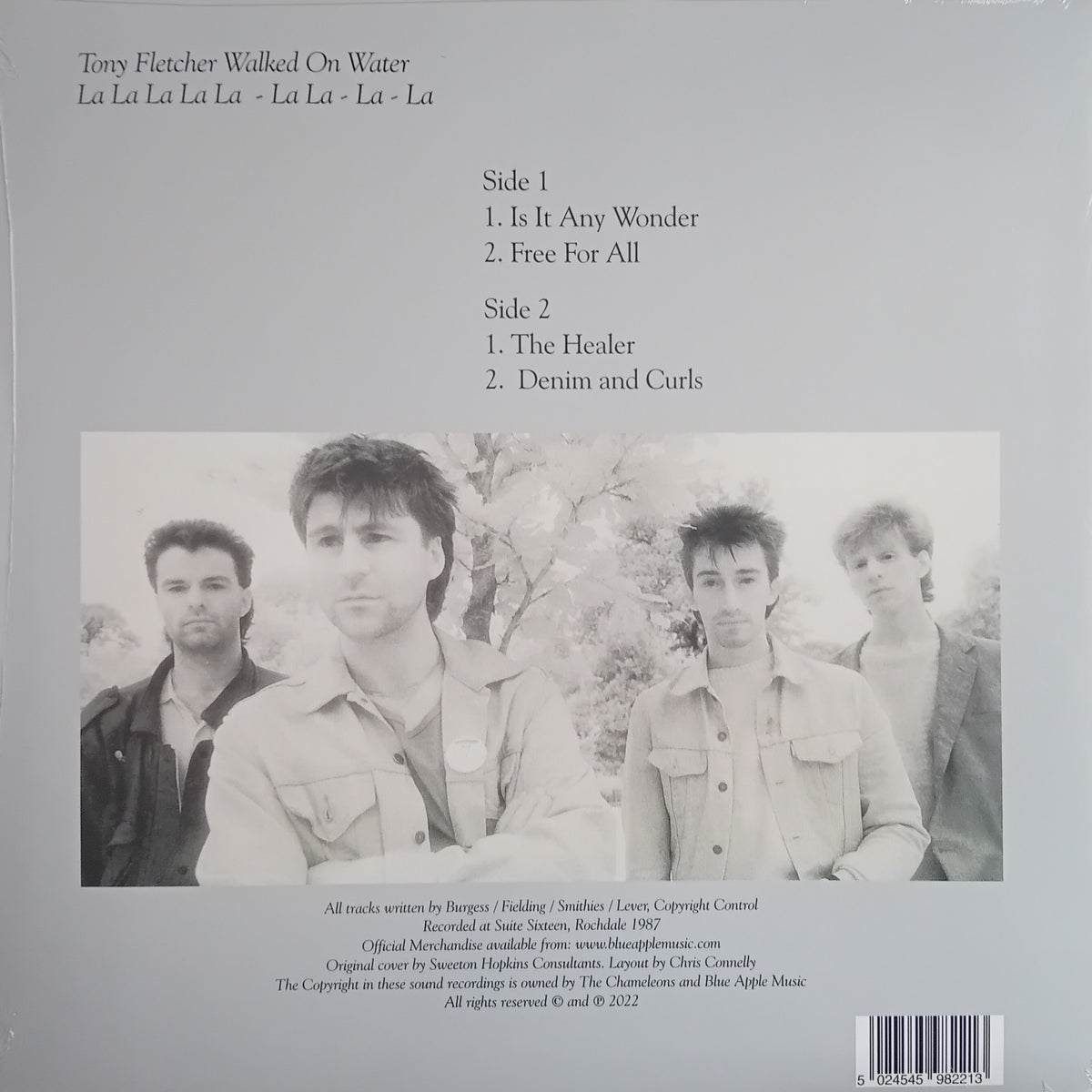 The Chameleons – Tony Fletcher Walked On Water La La La La La - La La - La - La (Blue Apple 2022) 12" vinyl LP NEW