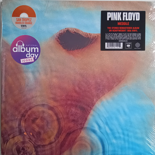 Pink Floyd – Meddle (Columbia 2026) 12" vinyl LP NEW orange marble vinyl Ltd Ed