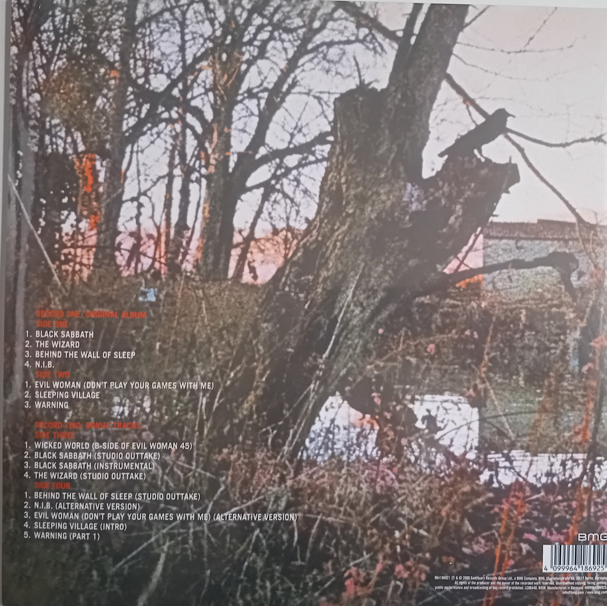Black Sabbath – Black Sabbath (BMG 2025) 2x12" vinyl LP deluxe NEW