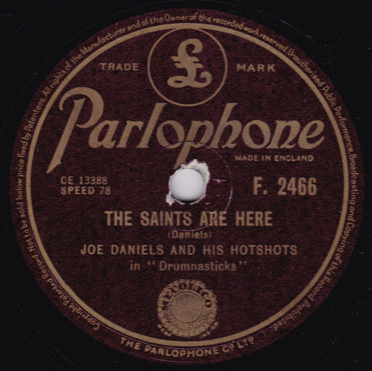 Joe Daniels And His Hotshots – Joint's A Jivin' (1952) 10" shellac VG/G+