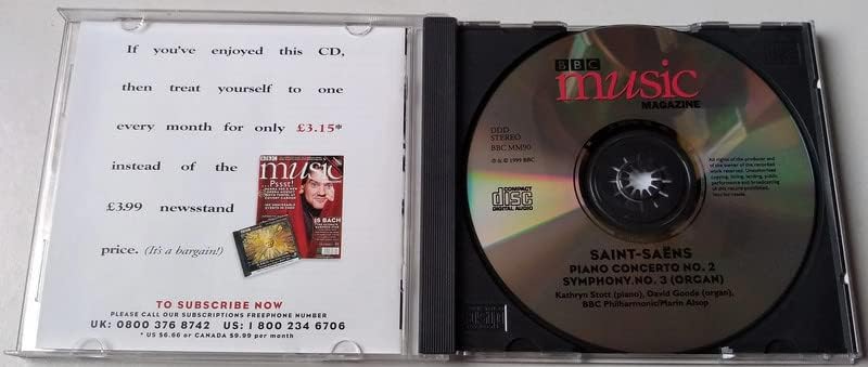 Saint-Saëns, Kathryn Stott, David Goode, BBC Philharmonic ‎– Piano Concerto No. 2 / Symphony No. 3 (Organ) (2000) CD album