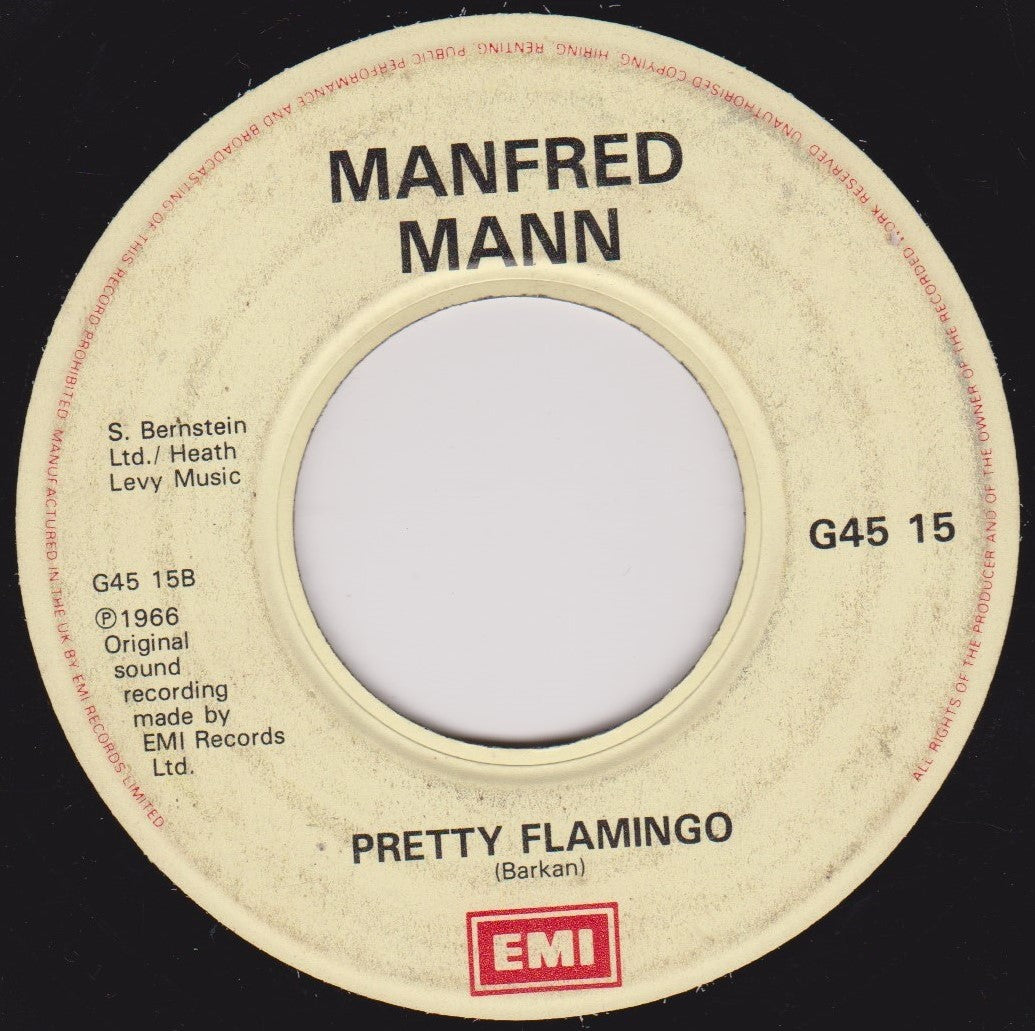 Manfred Mann – 5 4 3 2 1 / Pretty Flamingo (EMI 1984) 7" vinyl single G+/- jukebox centre