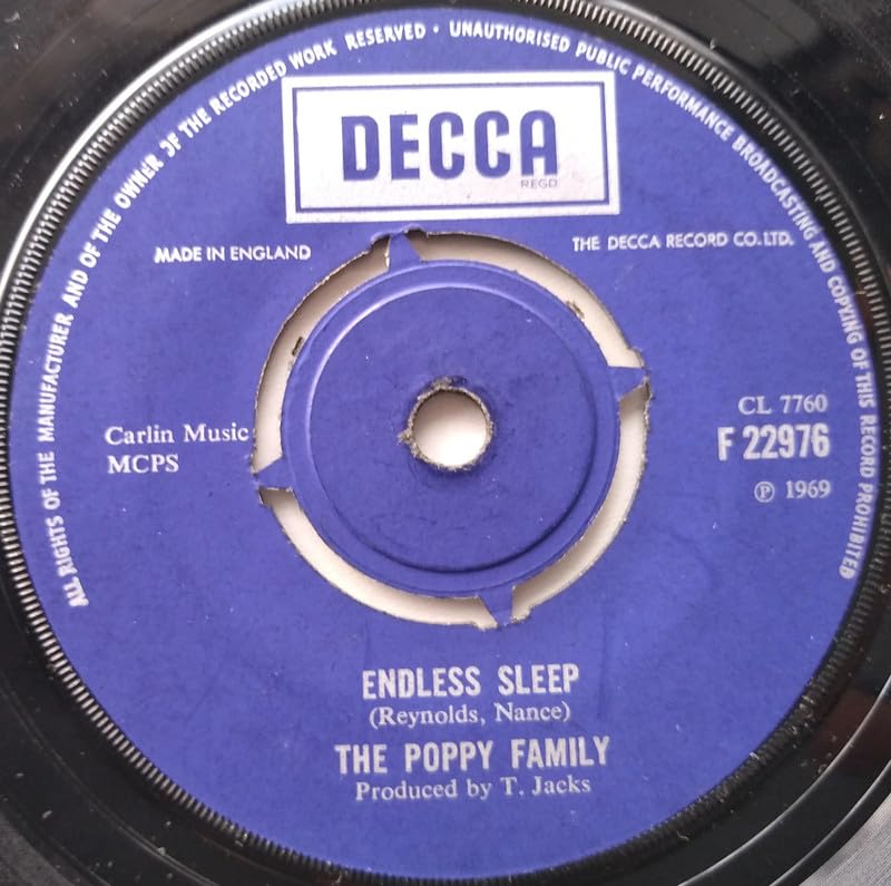 The Poppy Family ‎– Which Way You Goin' Billy? (Decca 1969) 7" vinyl single VG/-