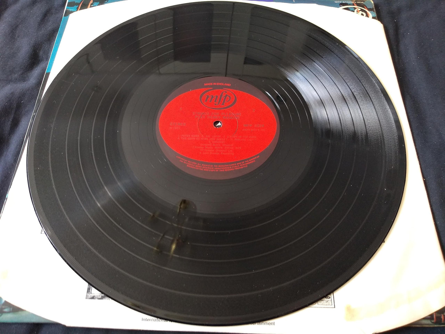 Strings For Pleasure ‎– Strings For Pleasure Play The Best Of Henry Mancini (MFP 1971) 12" vinyl LP VG/VG