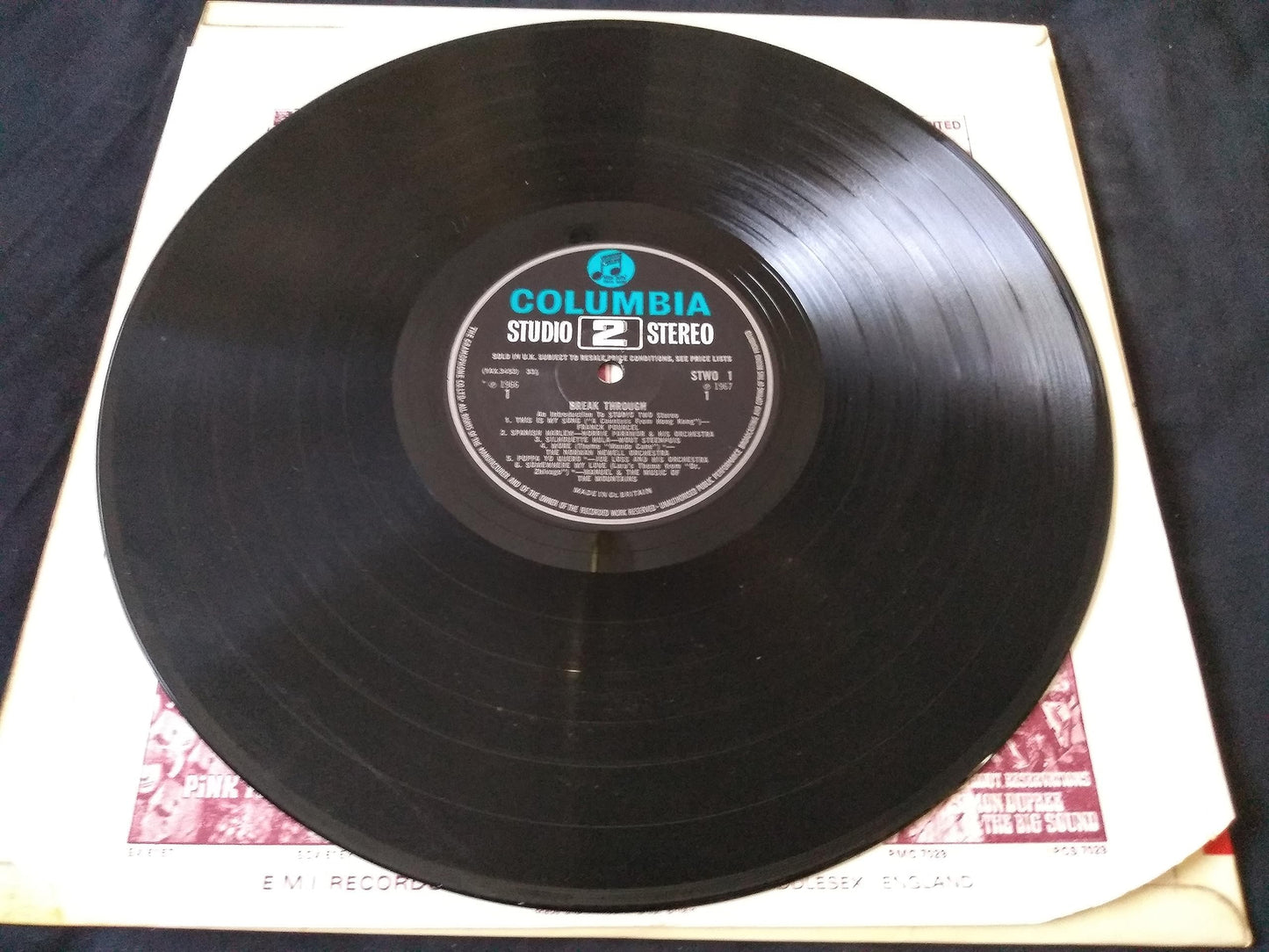 Various ‎– Break-Through - An Introduction To Studio Two Stereo (Columbia 1967) 12" vinyl LP VG/VG