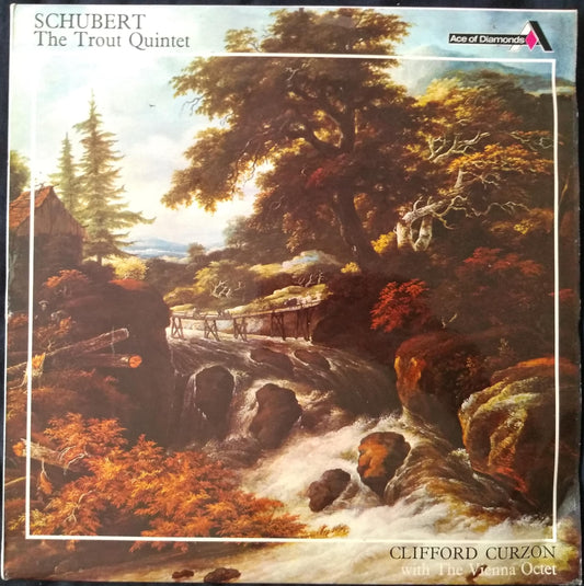 Franz Schubert, Clifford Curzon With The Vienna Octet ‎– The Trout Quintet (Ace Of Diamonds 1968) 12" vinyl LP VG/VG