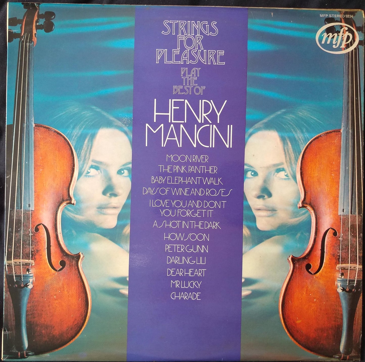 Strings For Pleasure ‎– Strings For Pleasure Play The Best Of Henry Mancini (MFP 1971) 12" vinyl LP VG/VG