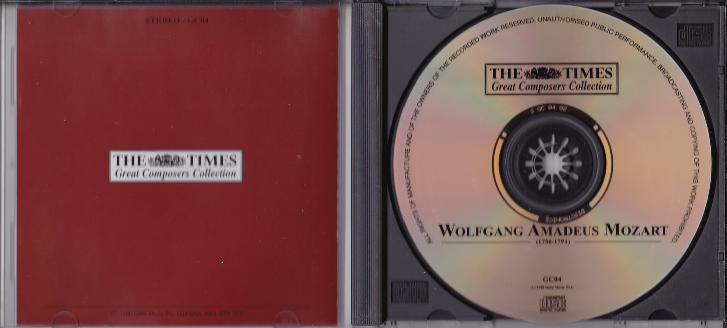 Various ‎– Wolfgang Amadeus Mozart CD album