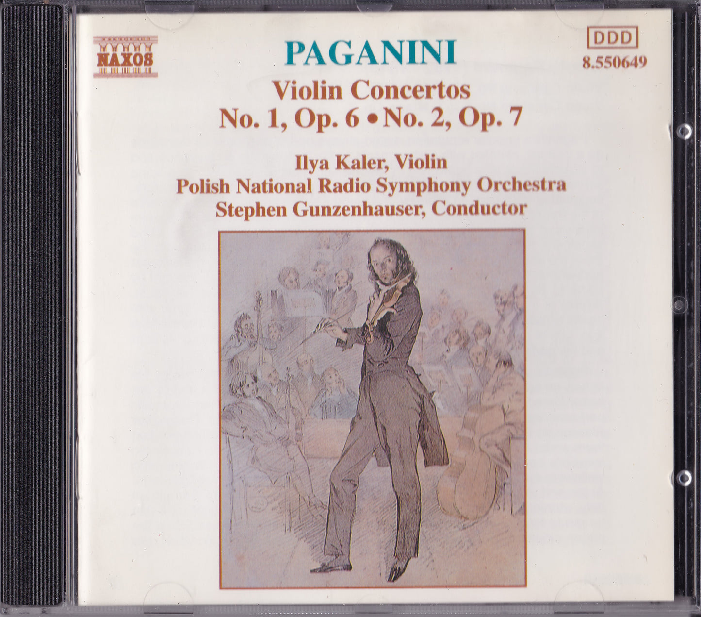 Paganini - Violin Concertos No 1, Op. 6 • No. 2, Op. 7 (1993) CD album