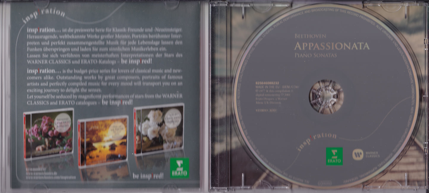 Beethoven / Maria-João Pires ‎– Appassionata - Piano Sonatas (2015) CD album