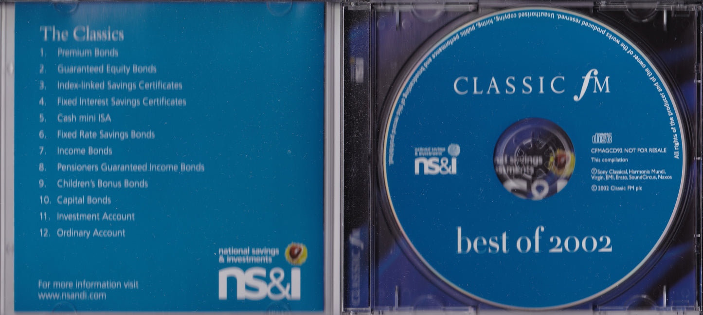 Various ‎– Classic FM - Best Of 2002 CD album