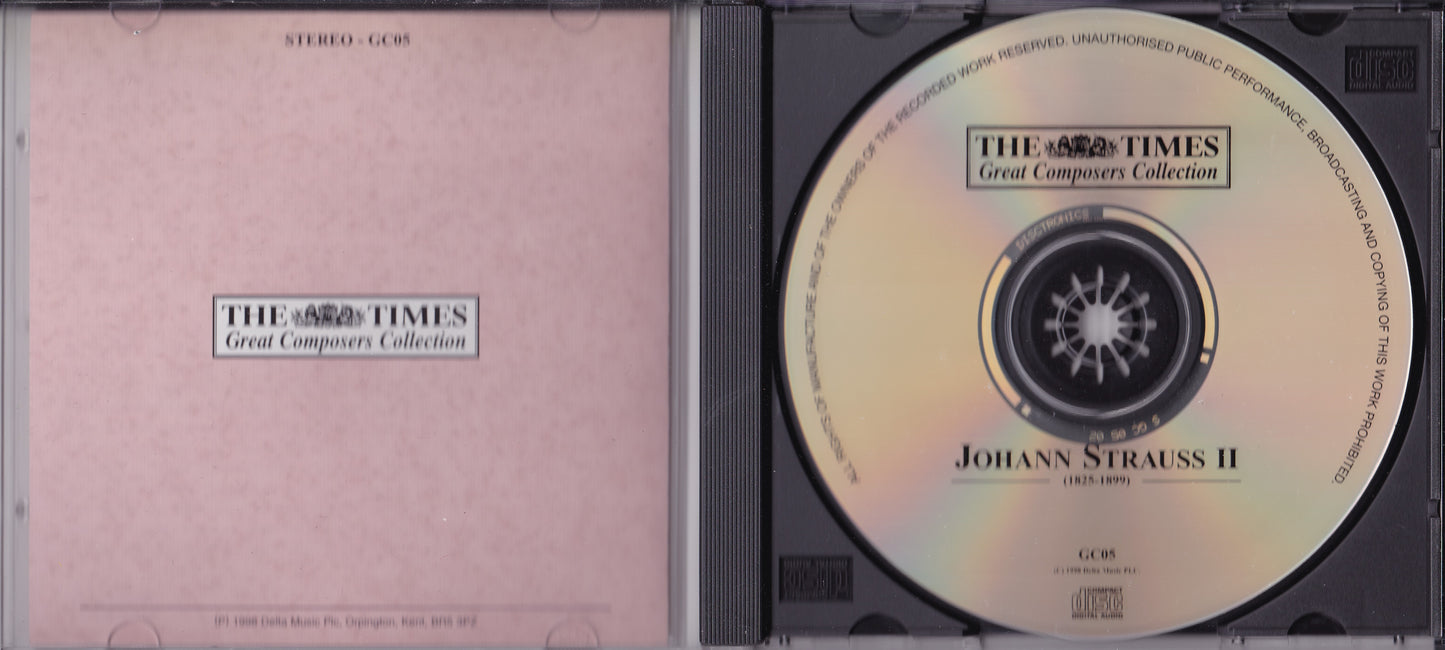 Johann Strauss II - Times Great Composers (1998) CD album