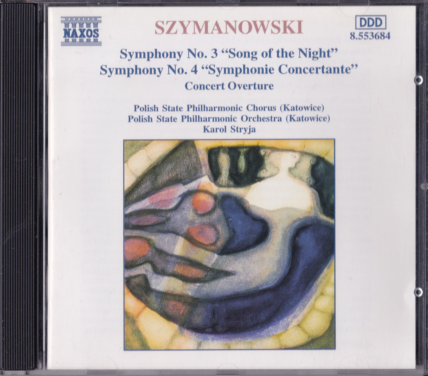 Karol Szymanowski - Symphonies Nos. 3 & 4 (1996) CD album