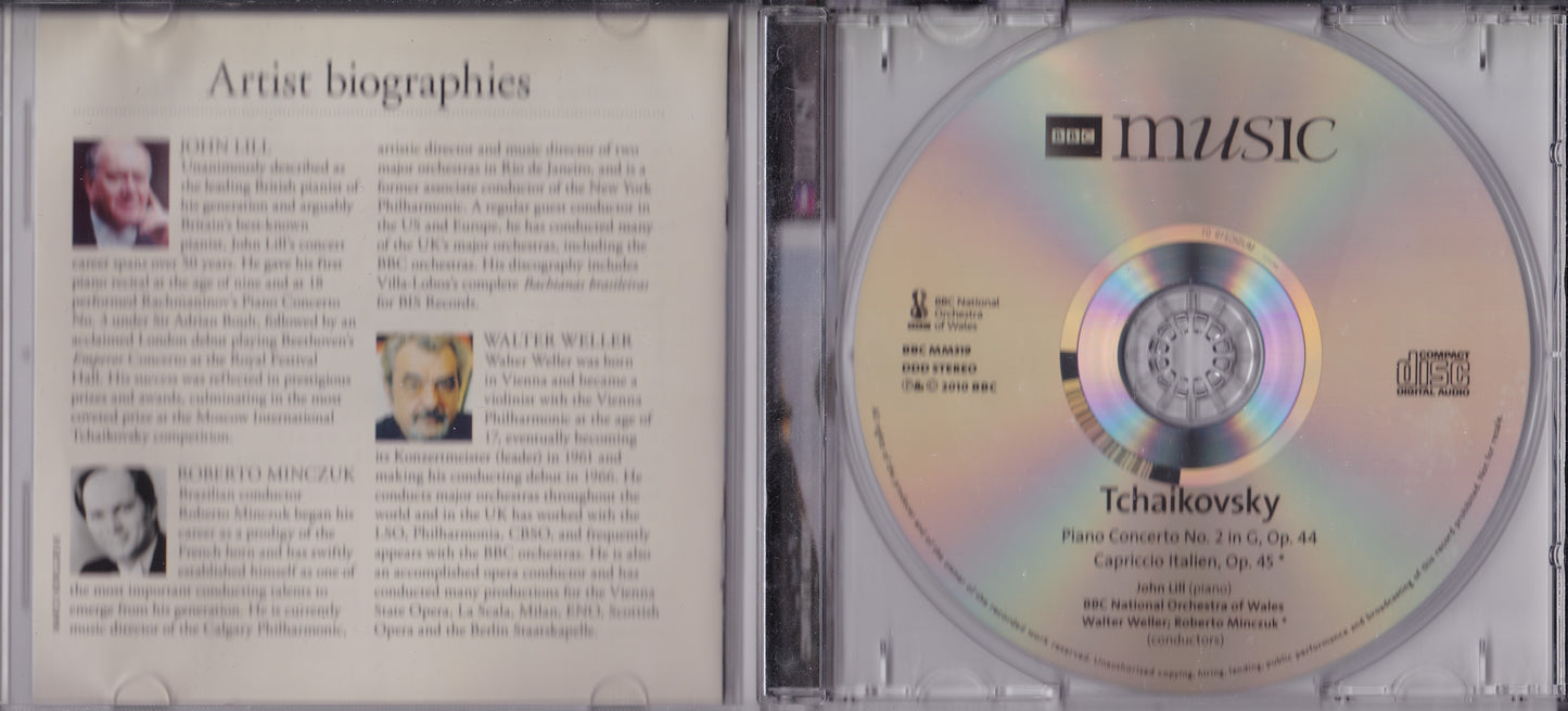 Tchaikovsky - Piano Concerto No.2, Capriccio Italien CD album