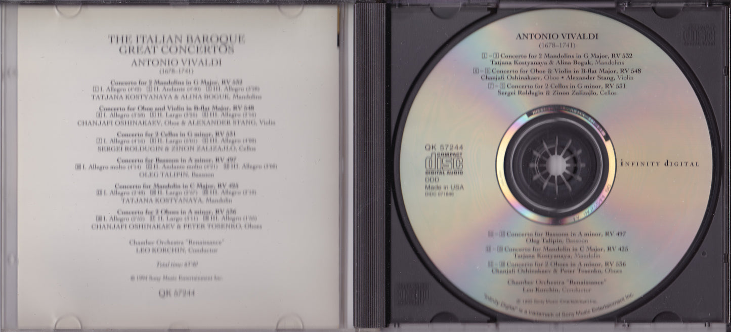 Vivaldi - The Italian Baroque (1994) CD album