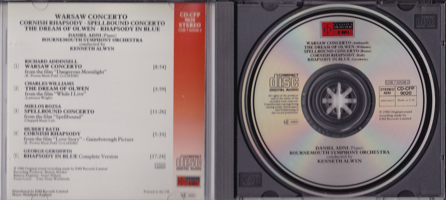 Various - Warsaw Concerto And Other Film Themes (1988) CD album