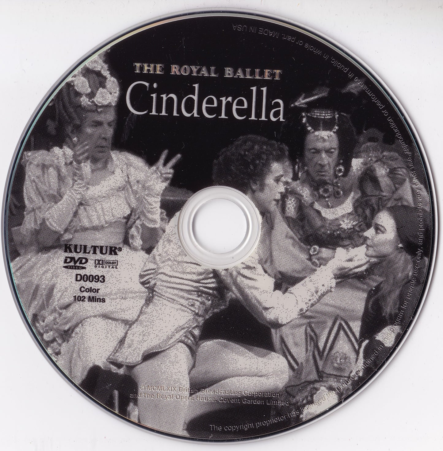 Royal Ballet - Cinderella (1969) DVD