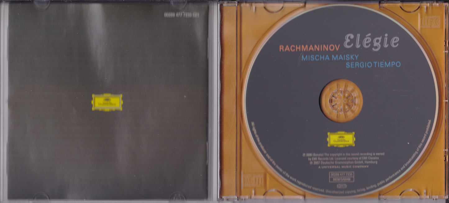 Rachmaninov, Mischa Maisky, Sergio Tiempo – Elégie (2007) CD album