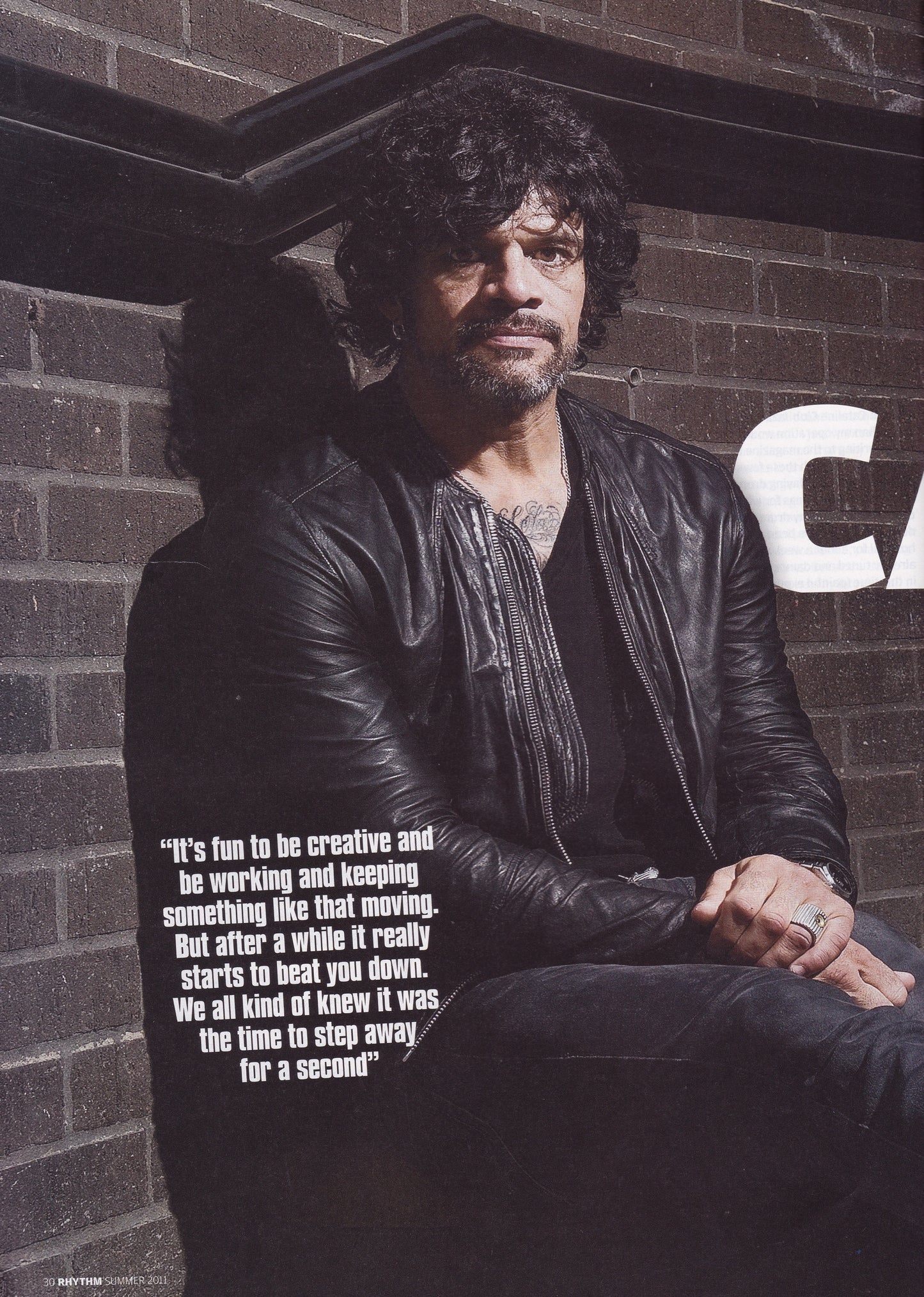 Rhythm Magazine - September 2011 - Joey Castillo, Aynsley Dunbar, Drums