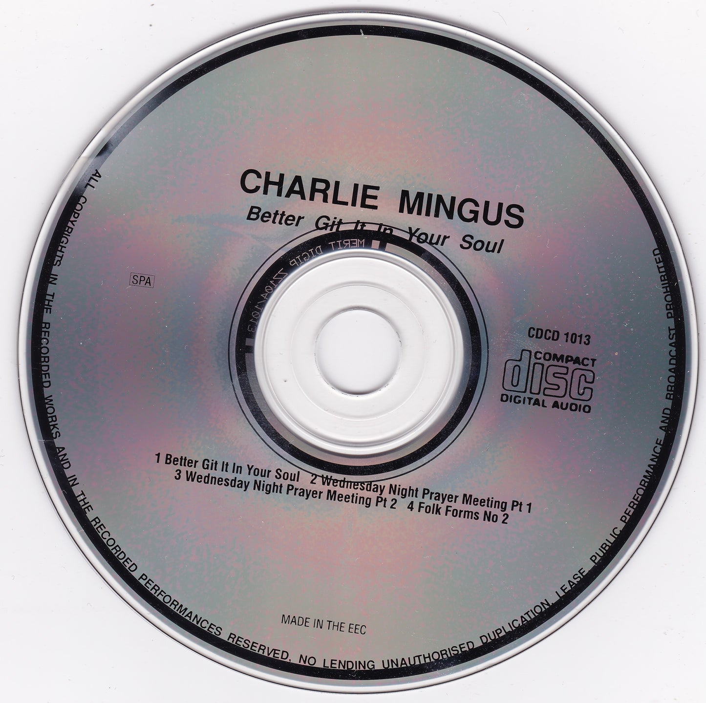 Charlie Mingus – Better Git It In Your Soul (1992) CD album