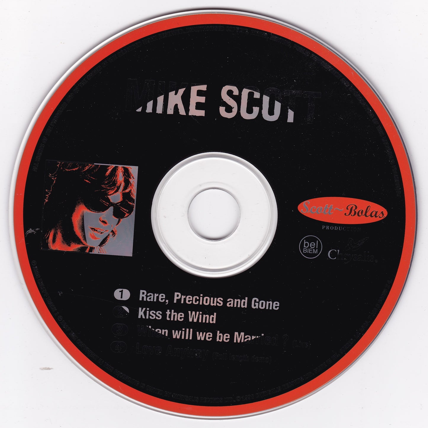 Mike Scott ‎– Rare, Precious And Gone (1998) CD1 single