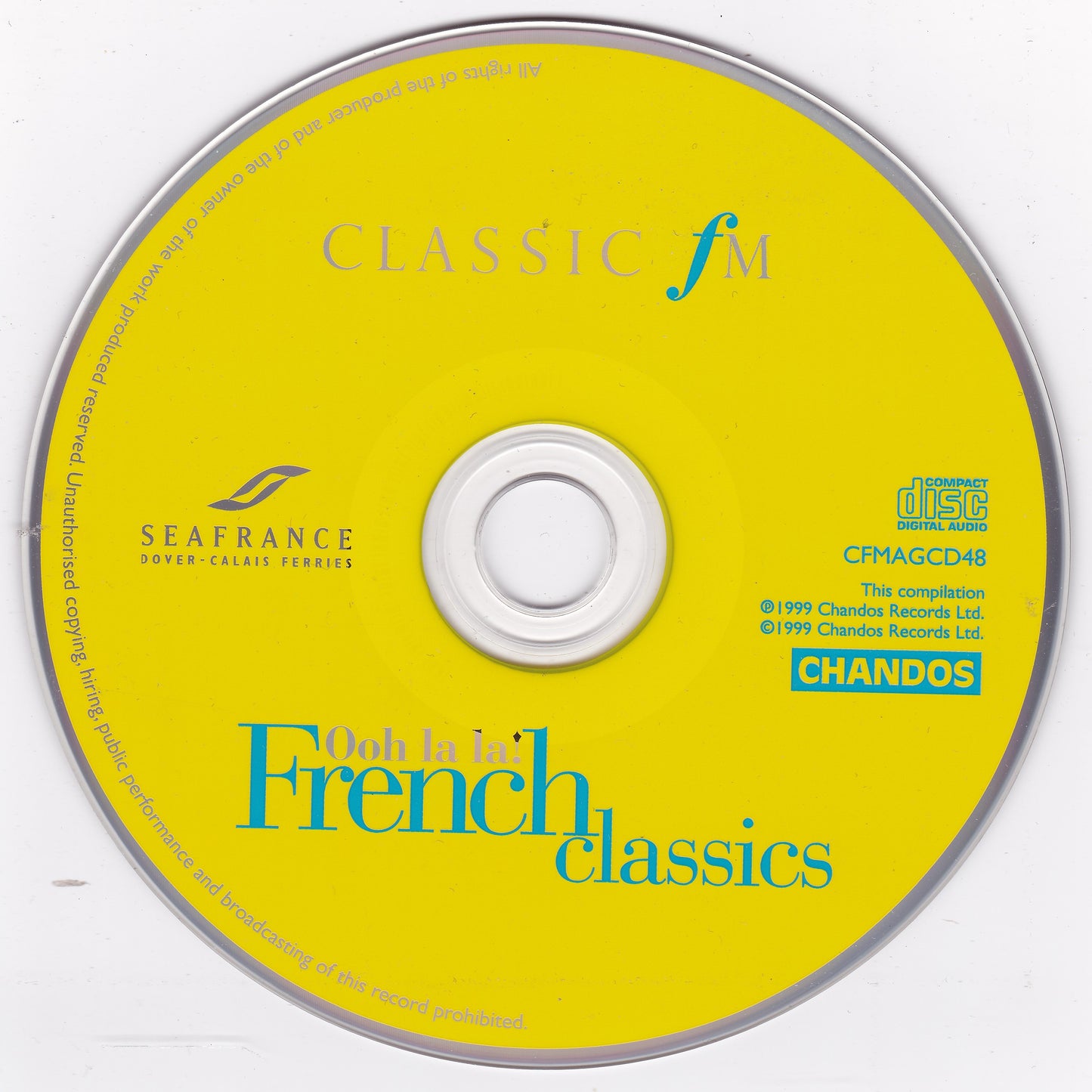 Various ‎– Ooh La La! French Classics (1999) CD album