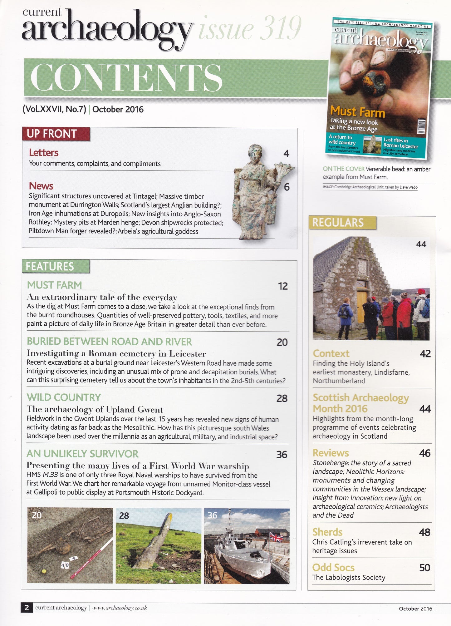 Current Archaeology Magazine - October 2016 Issue 319