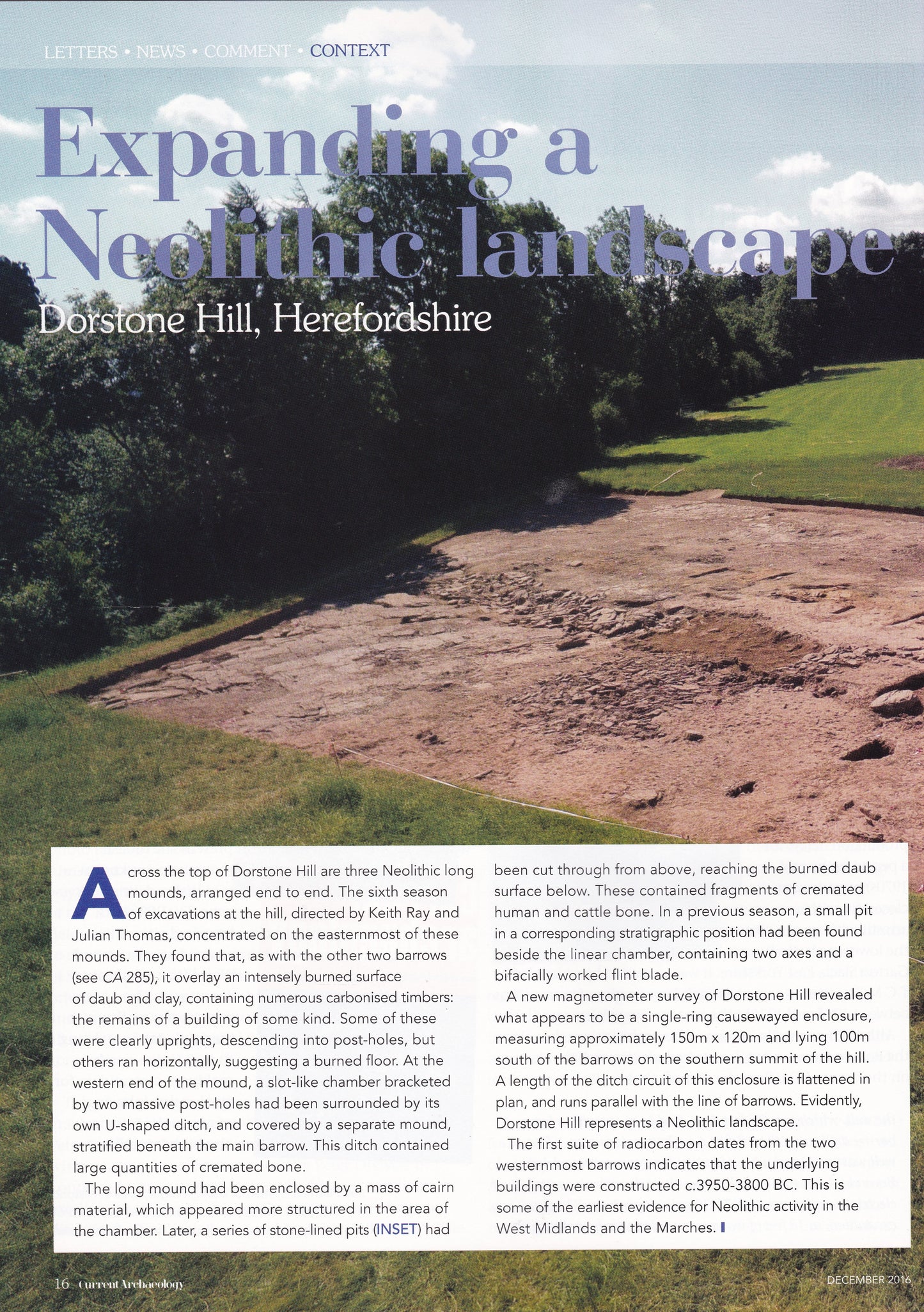 Current Archaeology Magazine - December 2016 Issue 321