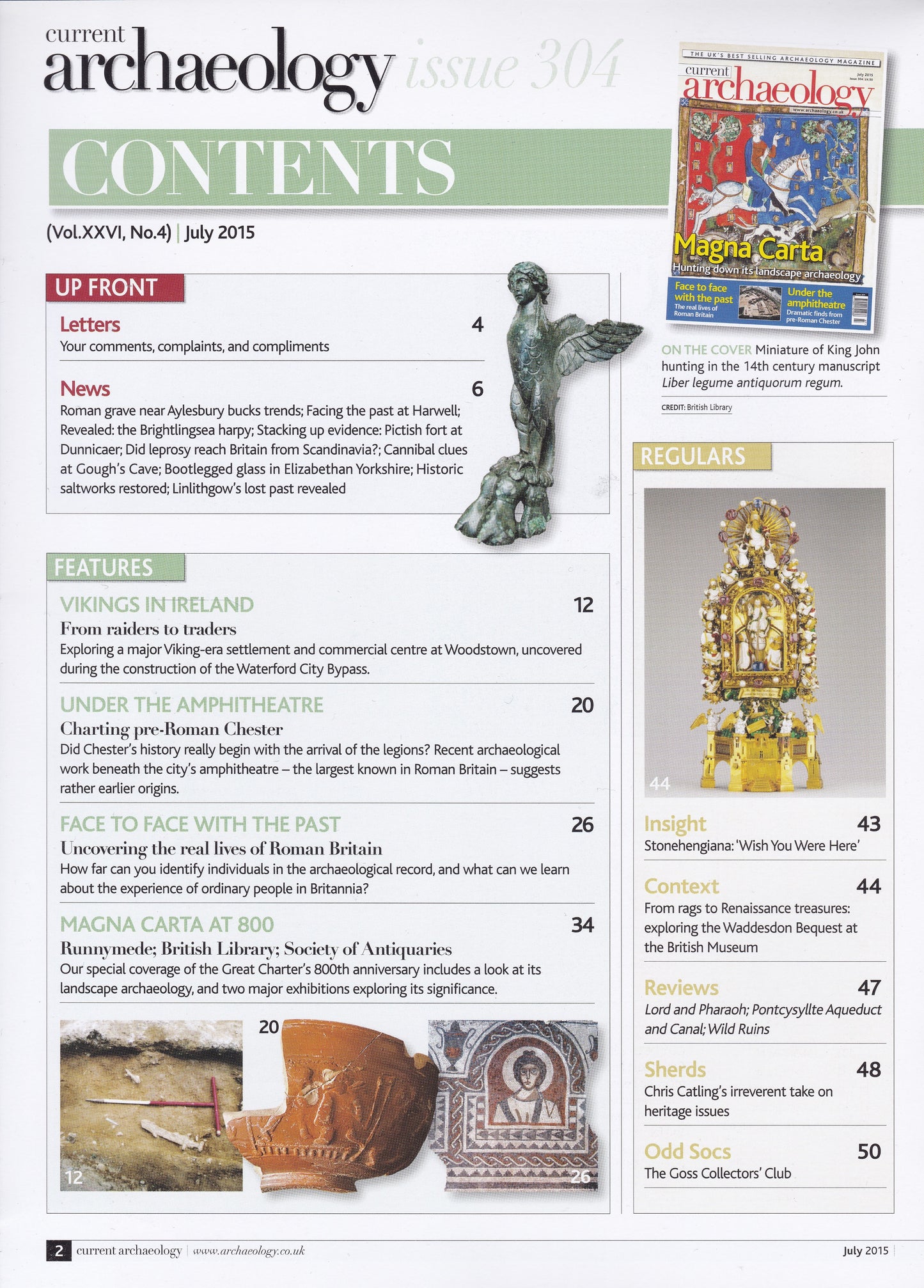 Current Archaeology Magazine - July 2015 Issue 304