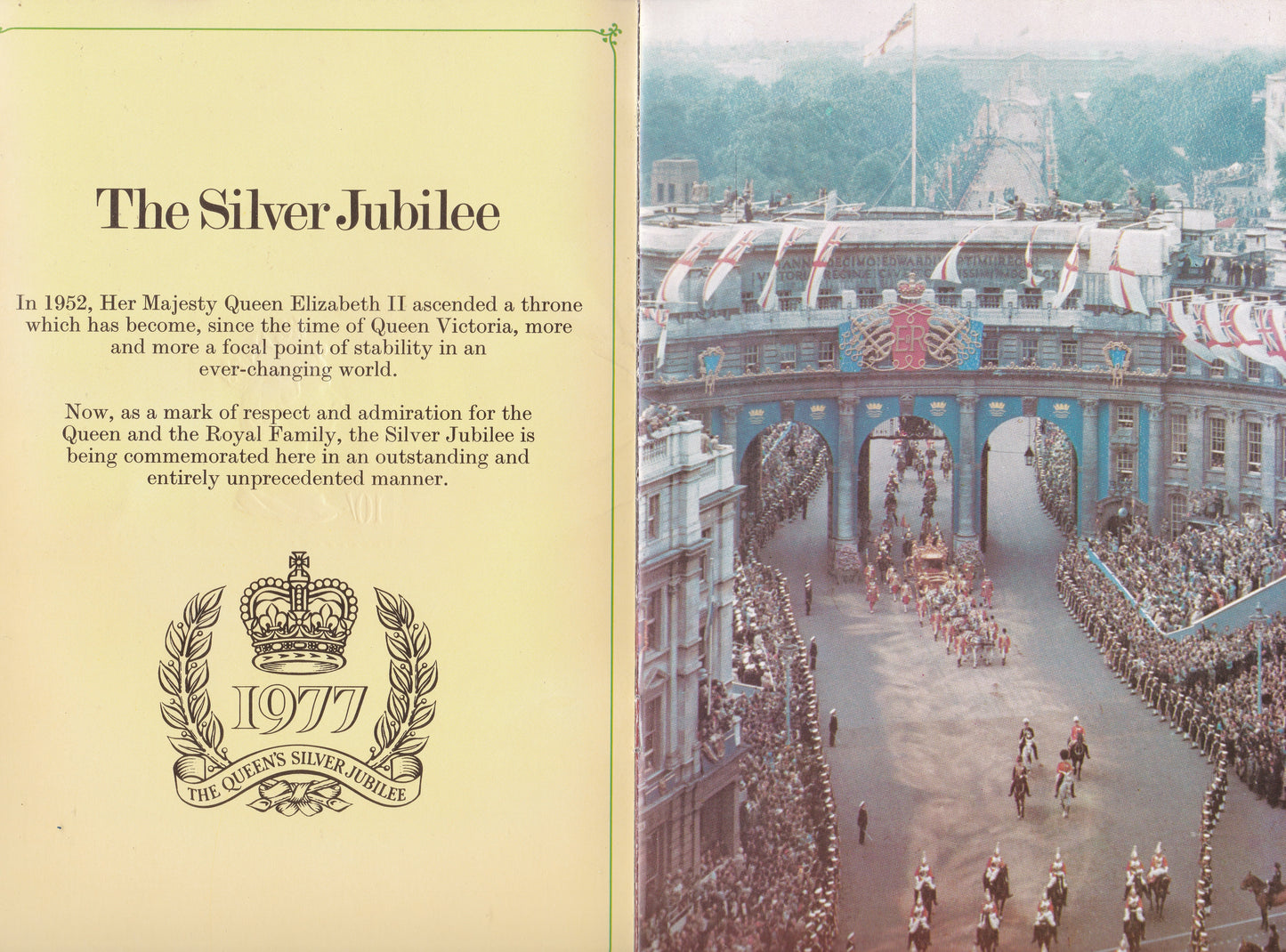 Hallmark - The Silver Jubilee - A Portrait Of Royalty (1977) pamphlet