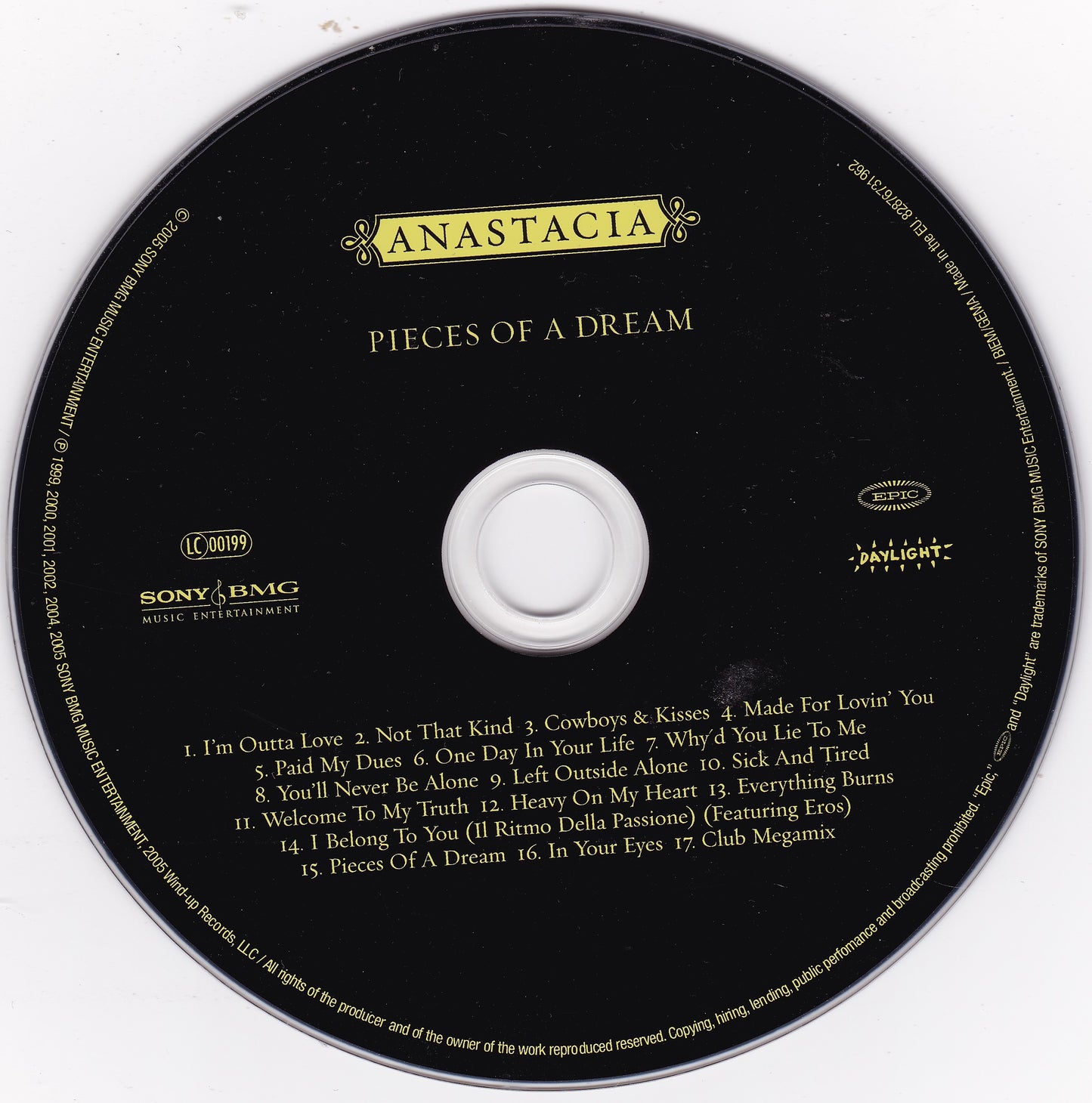 Anastacia - Pieces Of A Dream CD album