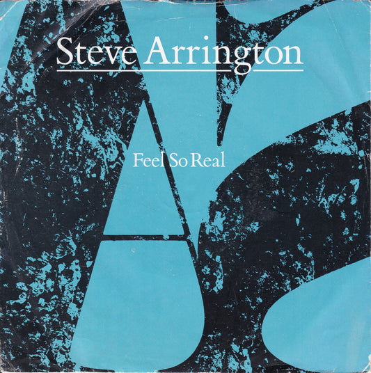 Steve Arrington – Feel So Real (Atlantic 1985) 7" vinyl P/S single G+/VG