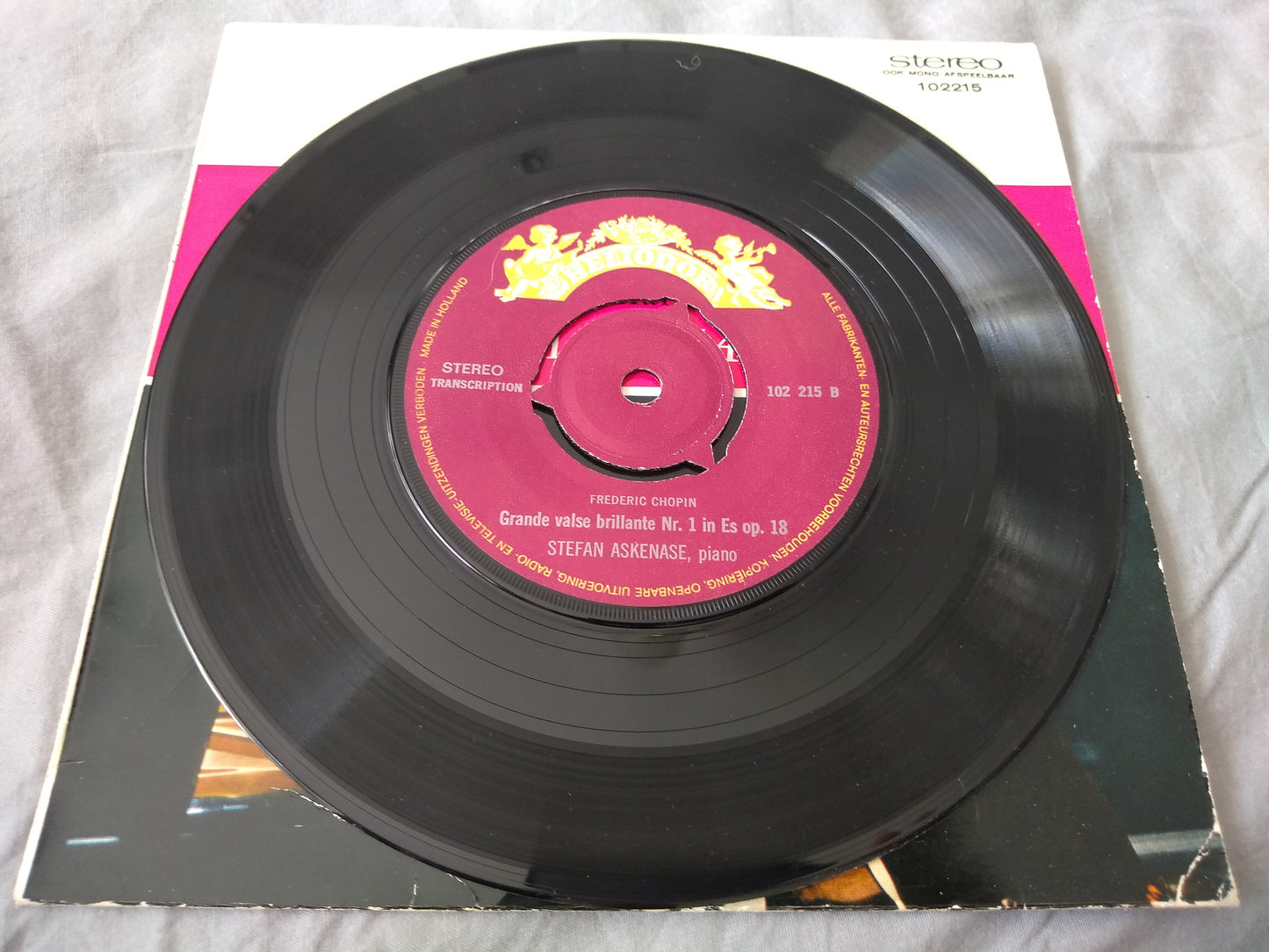 Chopin, Askenase – Polonaise Nr. 6 In As Op. 53 (Heliodor) 7" vinyl single VG/VG