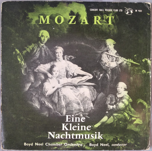 Mozart, Neel - Eine Kleine Nachtmusik (Concert Hall 1961)  7" vinyl EP VG/VG