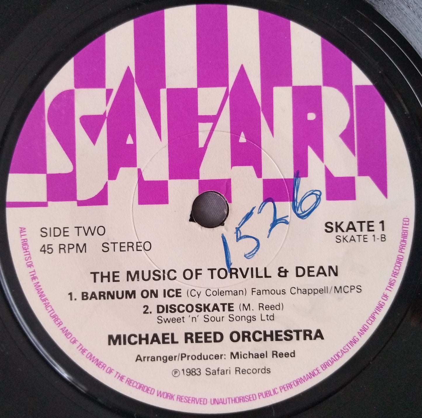 Michael Reed Orchestra – The Music Of Torvill & Dean 7" vinyl single VG/-