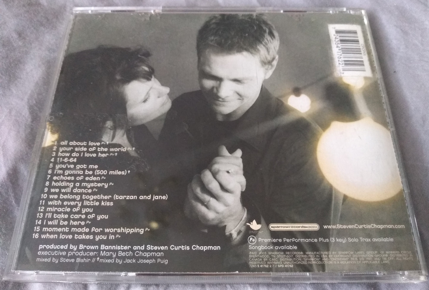 Steven Curtis Chapman ‎– All About Love (2003) US CD album