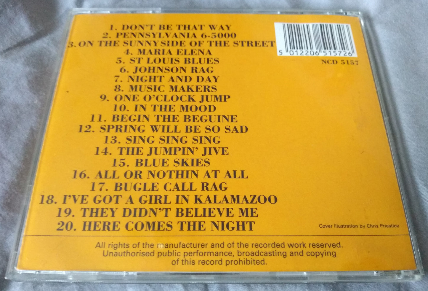 Various – Back To The Forties (1987) CD album jazz compilation