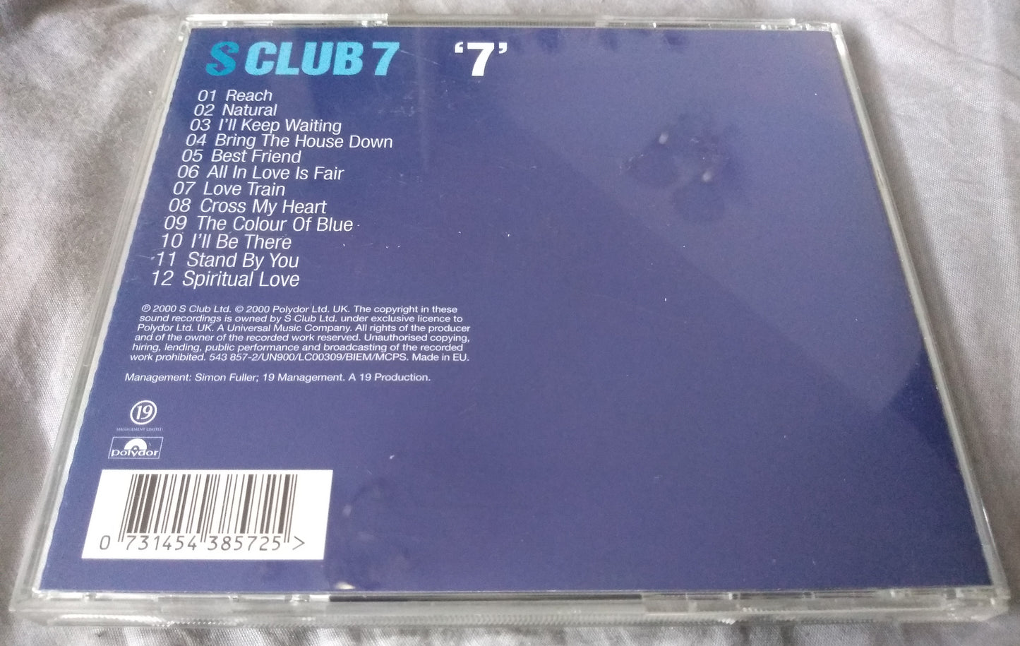 S Club 7 - '7' (2000) CD album