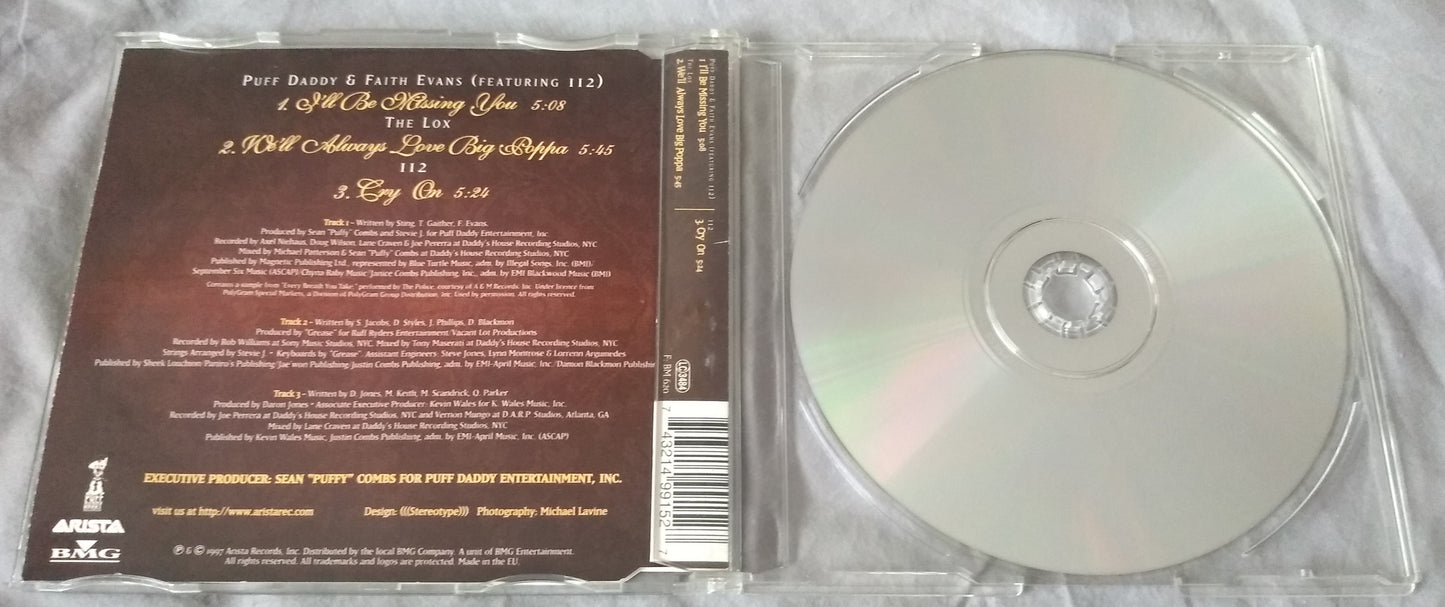 Puff Daddy & Faith Evans - Tribute To The Notorious B.I.G. (1997) CD single