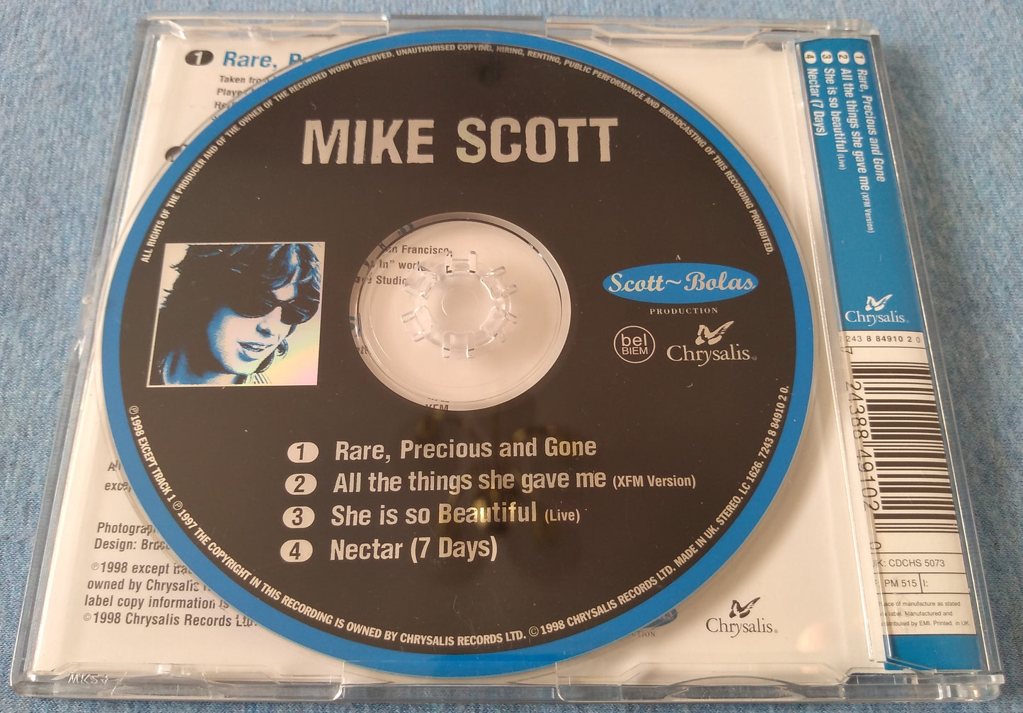 Mike Scott ‎– Rare, Precious And Gone (1998) CD2 single