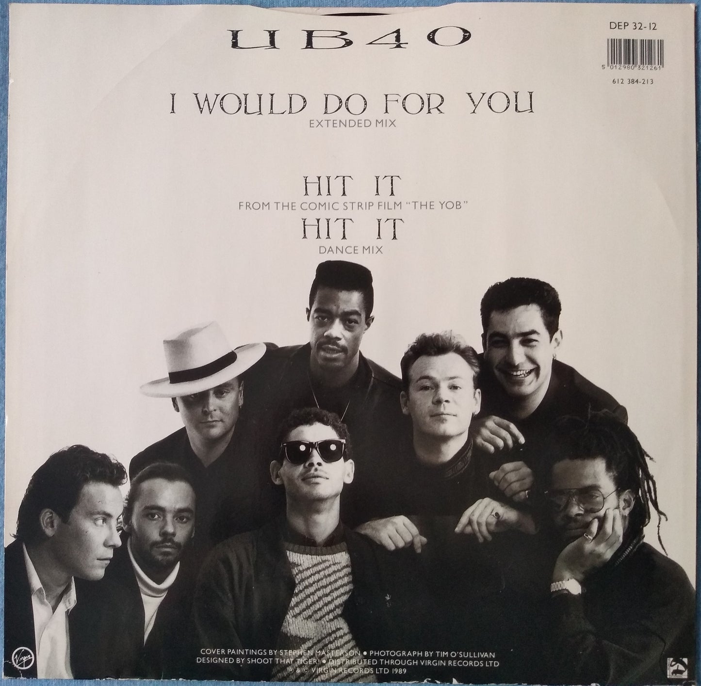 UB40 - I Would Do For You Extended Mix (Virgin 1989) 12" vinyl single VG/VG